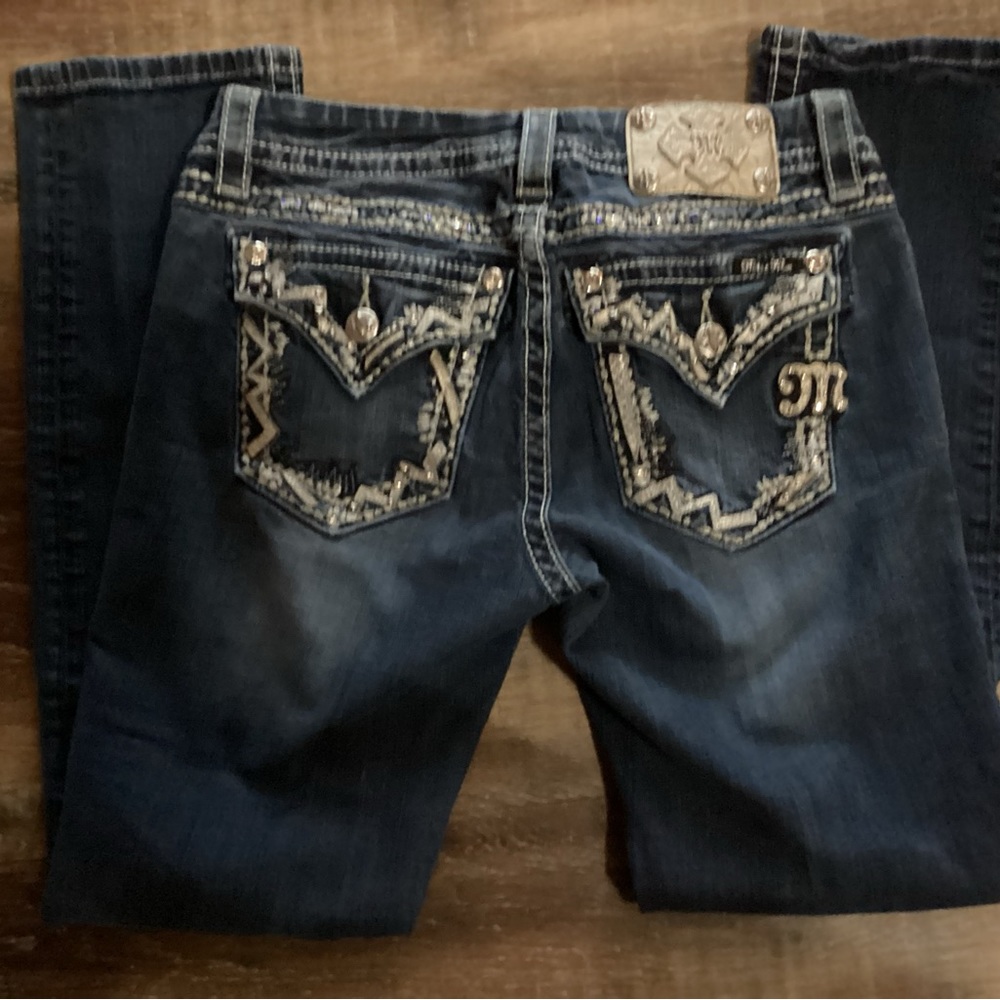 Miss me easy cropped 27 inseam 28